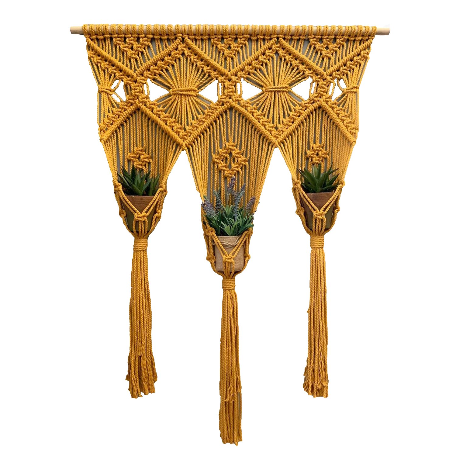 handmade macrame bohemian hanging indoor outdoor planters manufacturer, Supplier and exporter