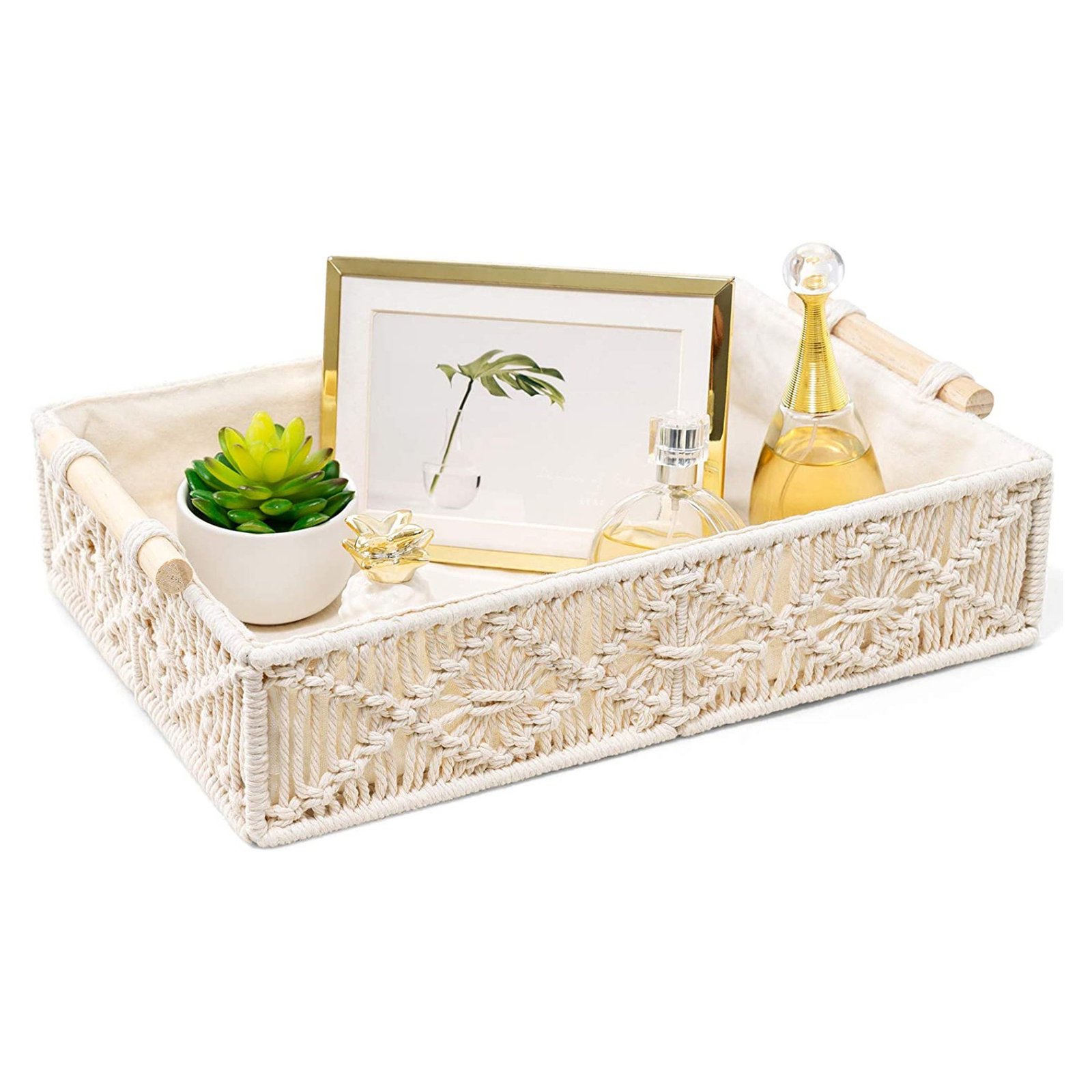 cotton macrame storage decorative hamper baskets manufacturer, exporter and supplier
